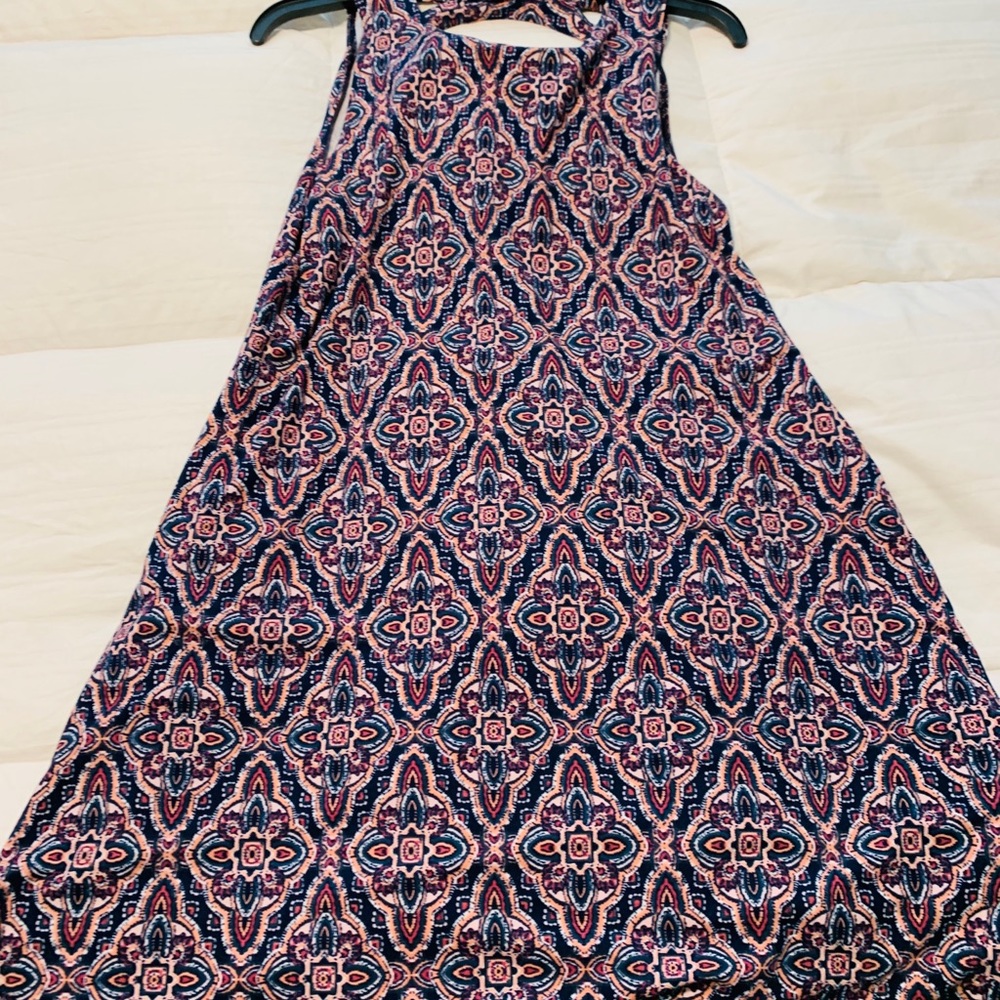 Multi colored sleeveless dress